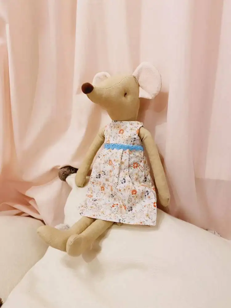 Stuffed Animal Mouse Dolls With Skirt Home Decoration Plush Mouse Toy for Children Spleeping Mate Room Ornament Stuffed Animal Mouse Dolls With Skirt Home Decoration Plush Mouse Toy for Children Spleeping Mate Room Ornament