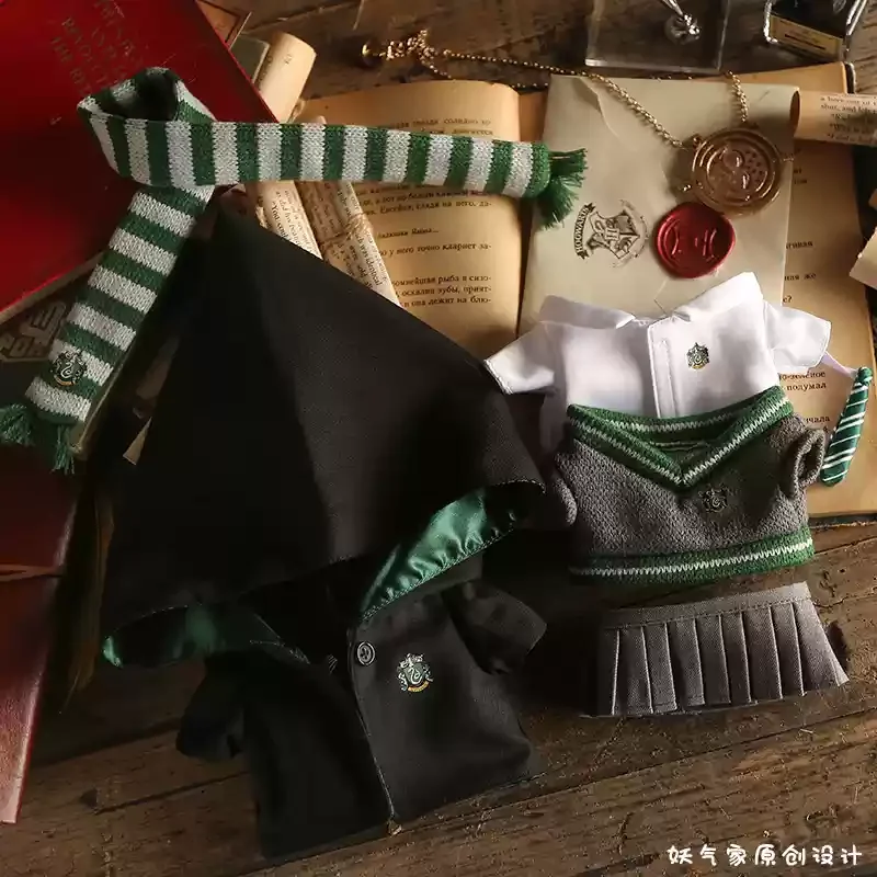 Labubu Rabu Doll Clothes Set Pendant Doll Clothes Decoration 15 17cm Size Doll Clothes School Uniform Magic Academy
