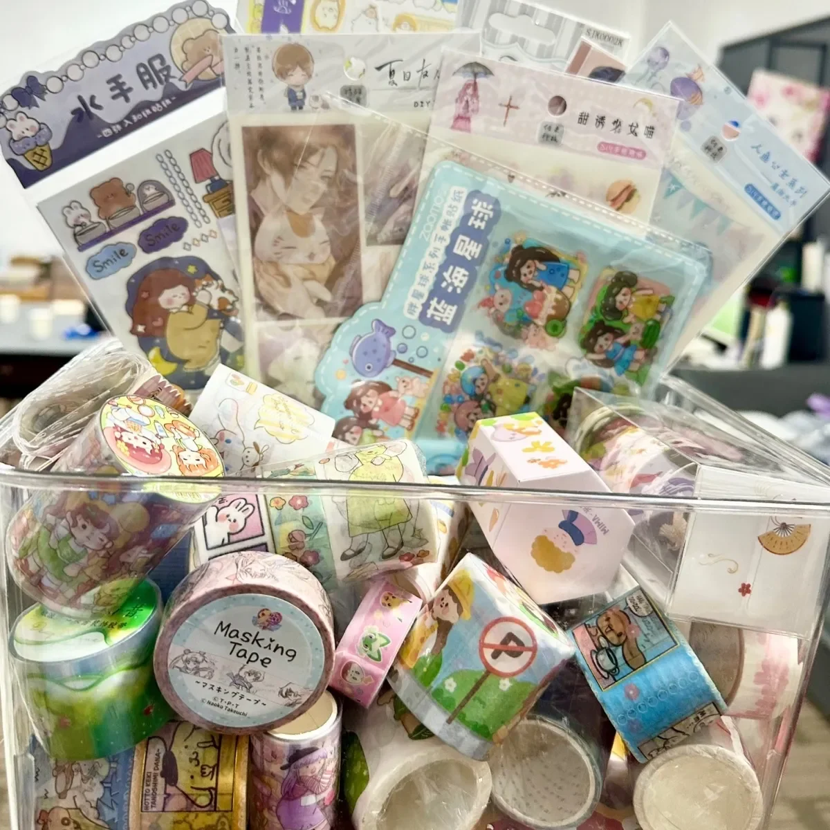 60 PCS/Set Cute Washi Tapes Japanese 1.5cm Adhesive Decorative Masking Tape Scrapbook Stationery Stickers school supplies 60 PCS/Set Cute Washi Tapes Japanese 1.5cm Adhesive Decorative Masking Tape Scrapbook Stationery Stickers school supplies