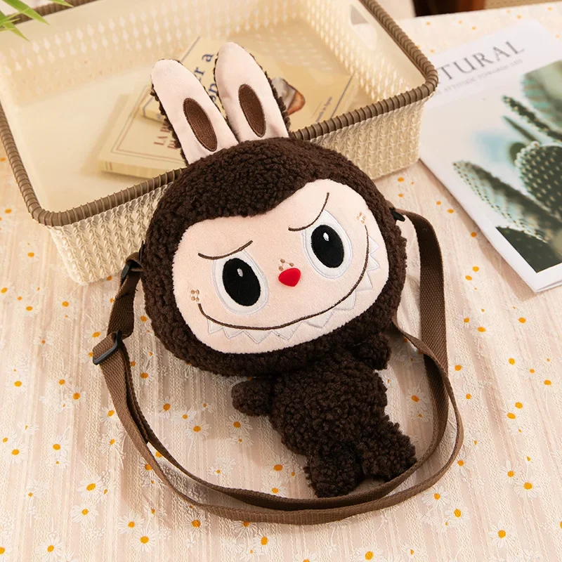30cm Labubu Shoulder Cartoon Cute Doll Backpack Toy Play Crossbody Pouch Monster Outdoor Travel Bag Christmas Gift 30cm Labubu Shoulder Cartoon Cute Doll Backpack Toy Play Crossbody Pouch Monster Outdoor Travel Bag Christmas Gift