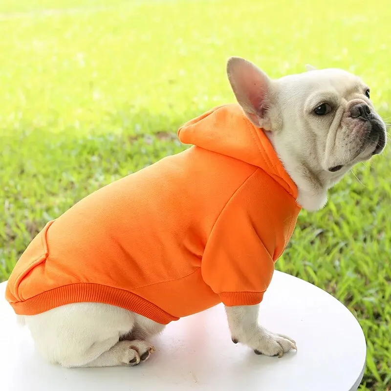 Fashion Dog Clothing Autumn And Winter Small Pet Clothes Thickening Warm Solid Color Two-Feet Hooded Wweater Casual Pet Products Fashion Dog Clothing Autumn And Winter Small Pet Clothes Thickening Warm Solid Color Two-Feet Hooded Wweater Casual Pet Products