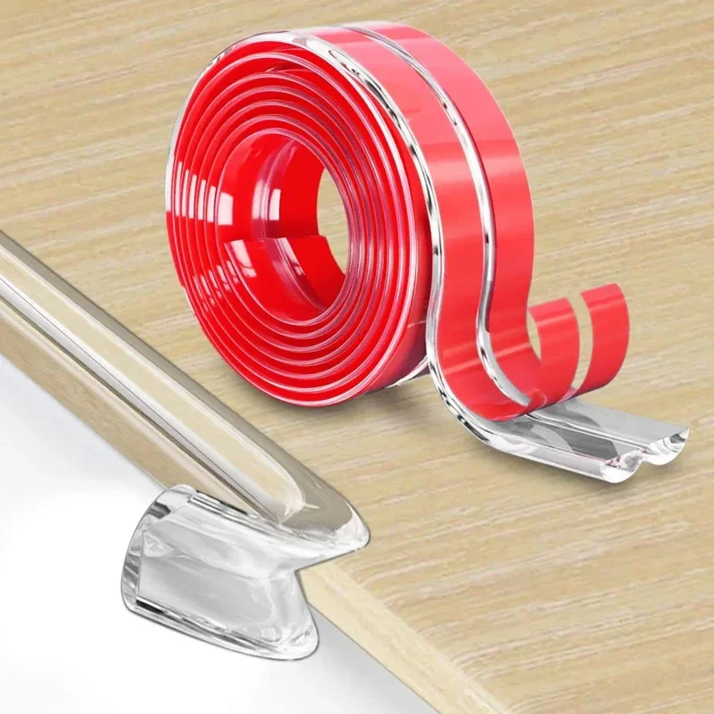 1/2/3/6M Table Edge Guard Protector Baby Safety Transparent PVC Protection Strip Self Adhesive Kids Collision Proof Soft Bumper 1/2/3/6M Table Edge Guard Protector Baby Safety Transparent PVC Protection Strip Self Adhesive Kids Collision Proof Soft Bumper