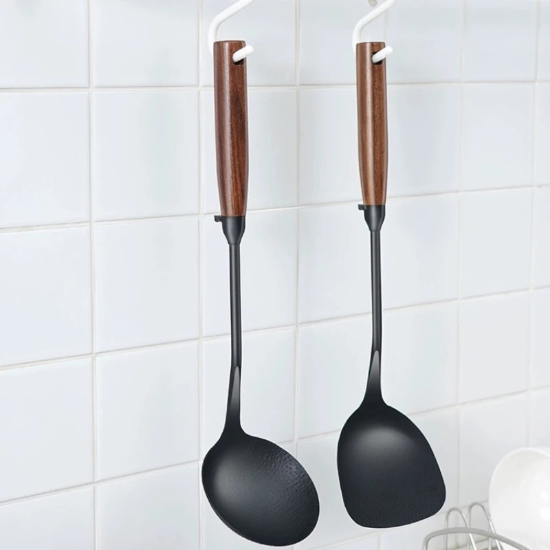 Cast Iron Spatula Long Spoon Deluxe Walnut Handle Cooking Tool Nonstick Special Kitchenware Accessories Cooking Spatula Spoon Cast Iron Spatula Long Spoon Deluxe Walnut Handle Cooking Tool Nonstick Special Kitchenware Accessories Cooking Spatula Spoon