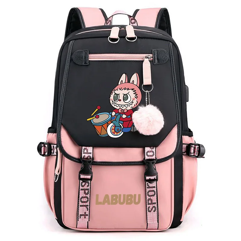 Labubu Anime Backpack Cosplay Unisex Students School Bag Cartoon Bookbag Laptop Travel Rucksack Outdoor Bag Labubu Anime Backpack Cosplay Unisex Students School Bag Cartoon Bookbag Laptop Travel Rucksack Outdoor Bag