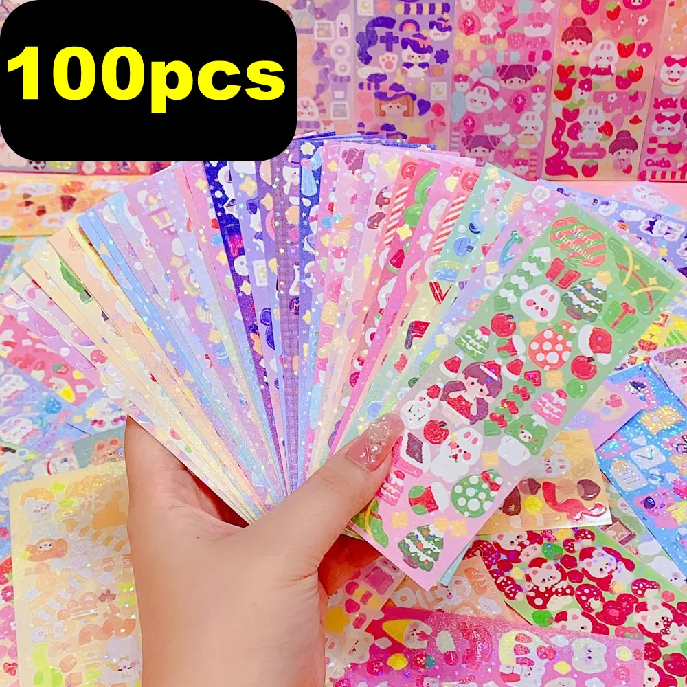 Kawaii Stickers for Kids Cute Stationary Aesthetic Diary Decoration Art Supplies Stickers for Scrapbooking Lot Korean Paper Desk Kawaii Stickers for Kids Cute Stationary Aesthetic Diary Decoration Art Supplies Stickers for Scrapbooking Lot Korean Paper Desk