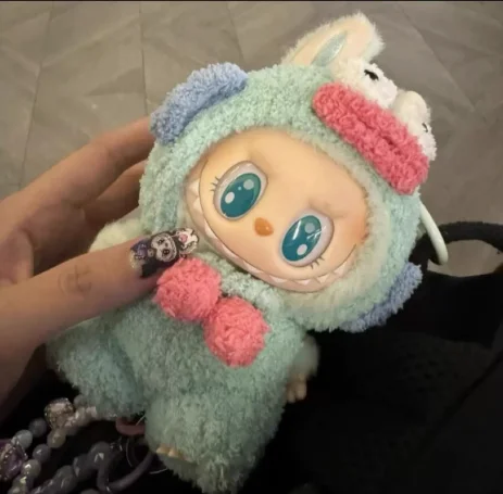 Popmart Labubu 2nd Generation Sitting Party Doll Clothes Handmade Art Weaving Toys Anime Cute Labubu Surrounding Popmart Labubu 2nd Generation Sitting Party Doll Clothes Handmade Art Weaving Toys Anime Cute Labubu Surrounding