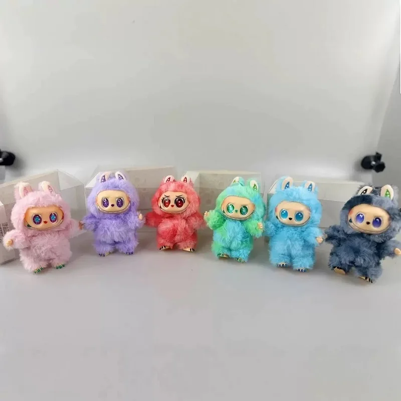 Labubu The Monsters V3 Series Blind Teddy Box, Vinyl Base Toy, Animated Characters, Mysterious Surprise Box, Keychain, Children'