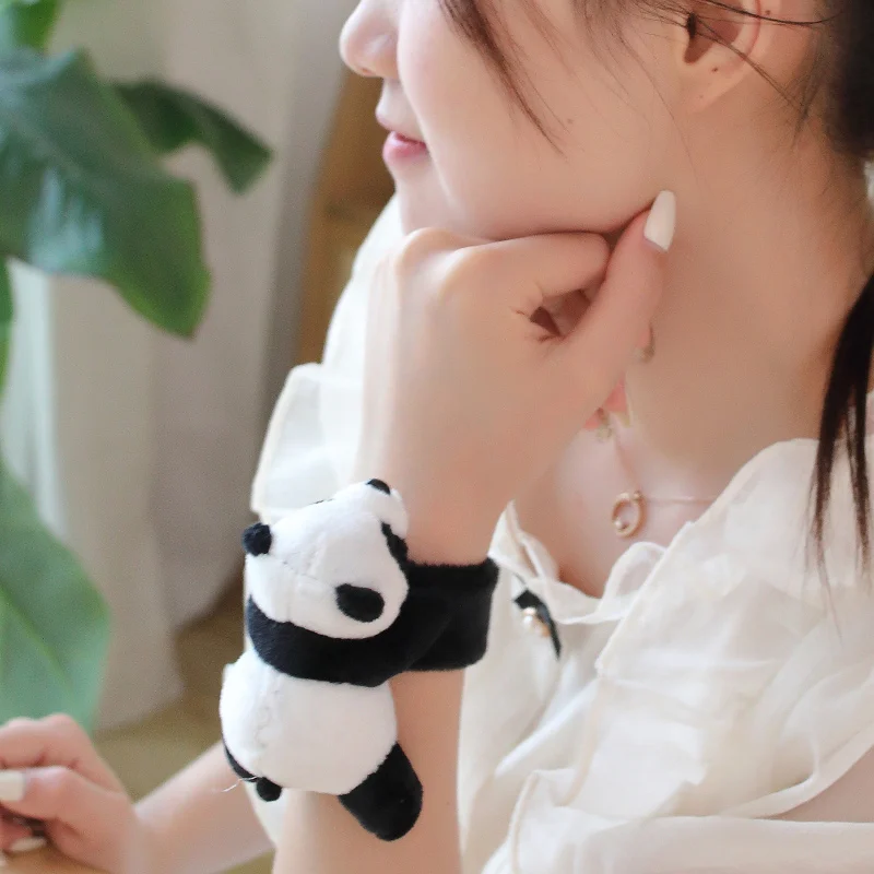 1pc Kawaii Animal Slap Snap Wrap Wristband Bracelet Panda Plush Hand Ring Wristband For Kids Toys Birthday Elegant Present 1pc Kawaii Animal Slap Snap Wrap Wristband Bracelet Panda Plush Hand Ring Wristband For Kids Toys Birthday Elegant Present