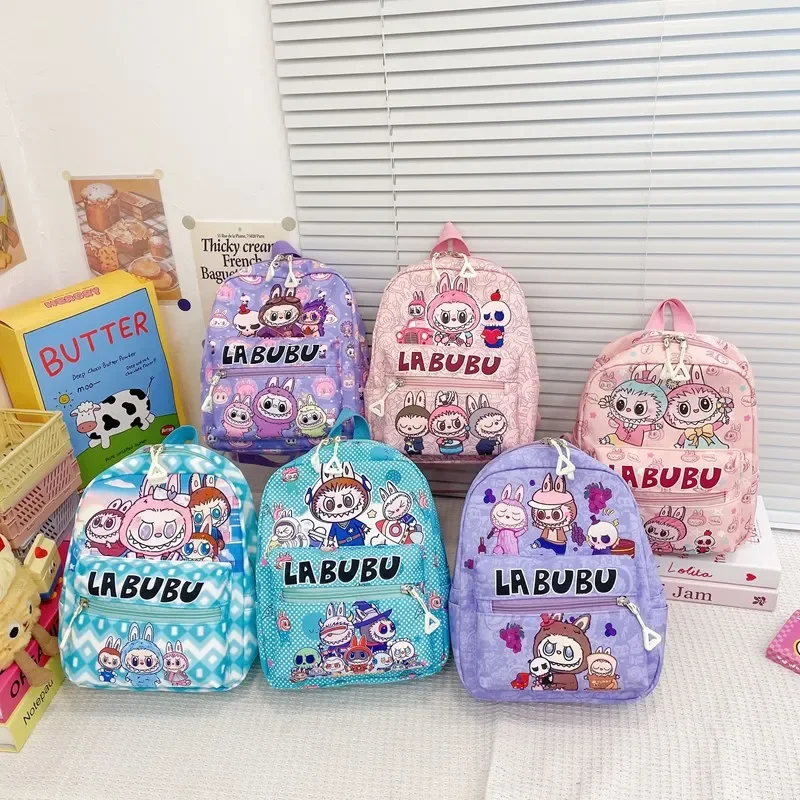 New Large Capacity Labubu Kindergarten Bag Children's Backpack Cartoon Cute Primary School Backpack Shoulder Bag New Large Capacity Labubu Kindergarten Bag Children's Backpack Cartoon Cute Primary School Backpack Shoulder Bag