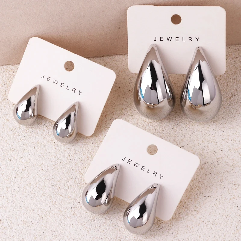 Extra Large Drop Earring Oversized Chunky Hoop Earrings for Women Girl Lightweight Hypoallergenic Gold Plated Big Earrings Extra Large Drop Earring Oversized Chunky Hoop Earrings for Women Girl Lightweight Hypoallergenic Gold Plated Big Earrings