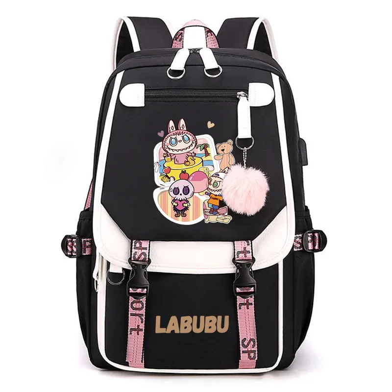 Labubu Anime Backpack Cosplay Unisex Students School Bag Cartoon Bookbag Laptop Travel Rucksack Outdoor Bag Labubu Anime Backpack Cosplay Unisex Students School Bag Cartoon Bookbag Laptop Travel Rucksack Outdoor Bag