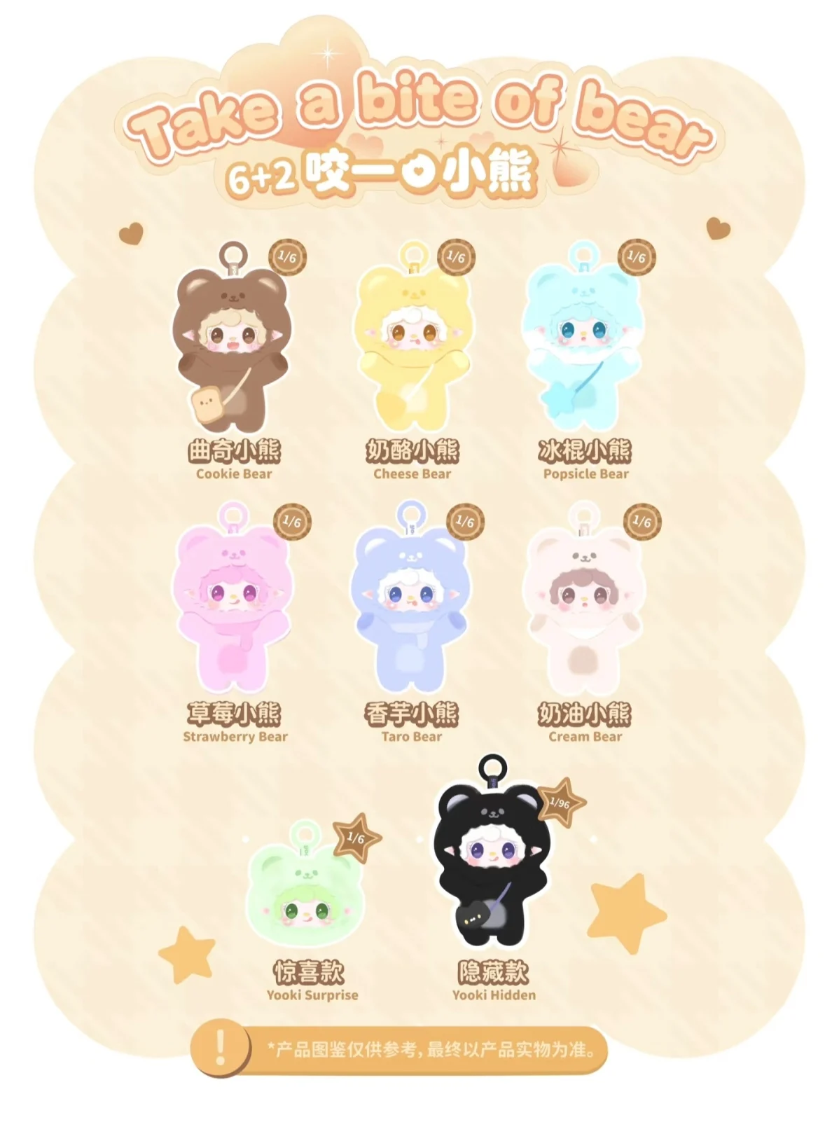 Yooki 4th Generation Blind Box Take A Bit Small Bear Series Plush Toys Exquisite Doll Keychain Backpack Pendant Mystery Box Gift Yooki 4th Generation Blind Box Take A Bit Small Bear Series Plush Toys Exquisite Doll Keychain Backpack Pendant Mystery Box Gift