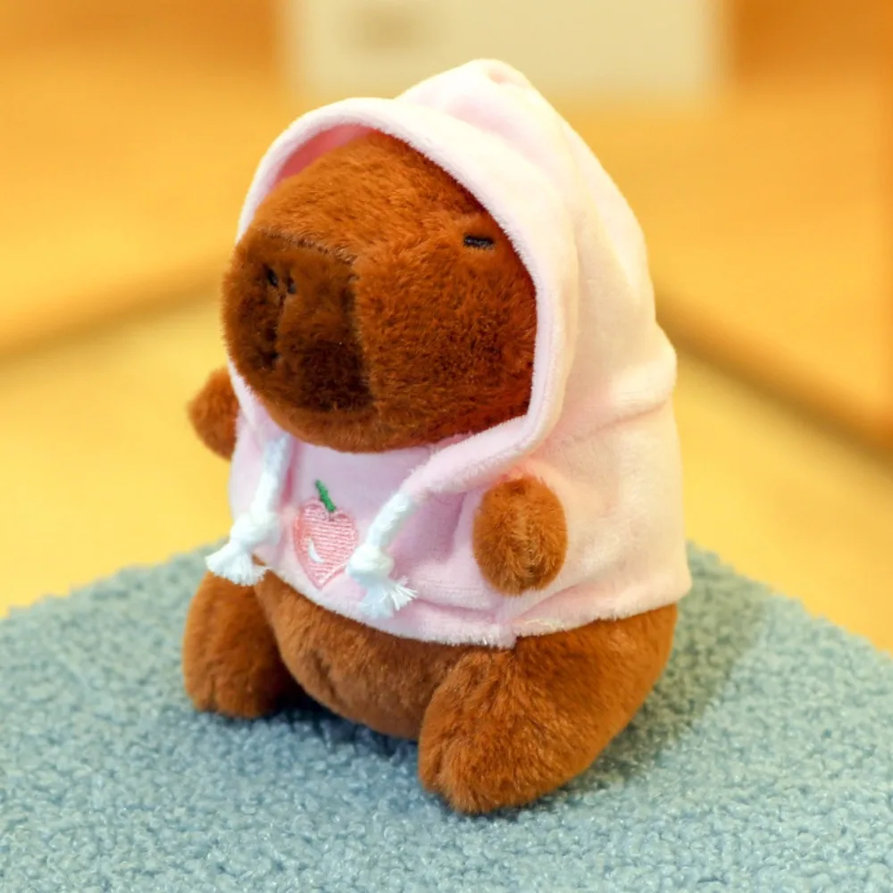 Cute Capybara Plush Toy Hoodie with Wings Simulation Doll Small Size Stuffed Animals Anime Fluffty Toy Birthday Party Cute Capybara Plush Toy Hoodie with Wings Simulation Doll Small Size Stuffed Animals Anime Fluffty Toy Birthday Party