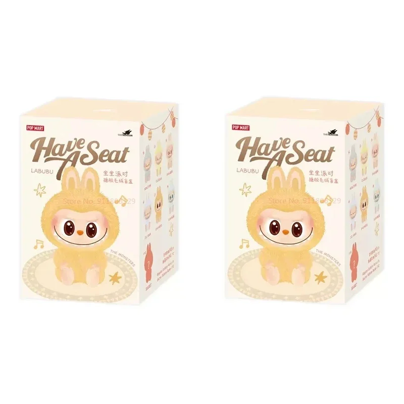 Pop Mart Macaron 2. A Labubu Sitting Party Vinyl Plush Blind Box Gift Decoration Decoration Pop Mart Macaron 2. A Labubu Sitting Party Vinyl Plush Blind Box Gift Decoration Decoration