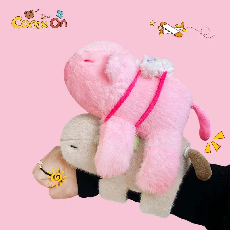 New Kapibala Plush Toy with Tail Simulation Dolphin Plush Bracelet, Animal Backpack Bracelet Gift for Children and Friends New Kapibala Plush Toy with Tail Simulation Dolphin Plush Bracelet, Animal Backpack Bracelet Gift for Children and Friends