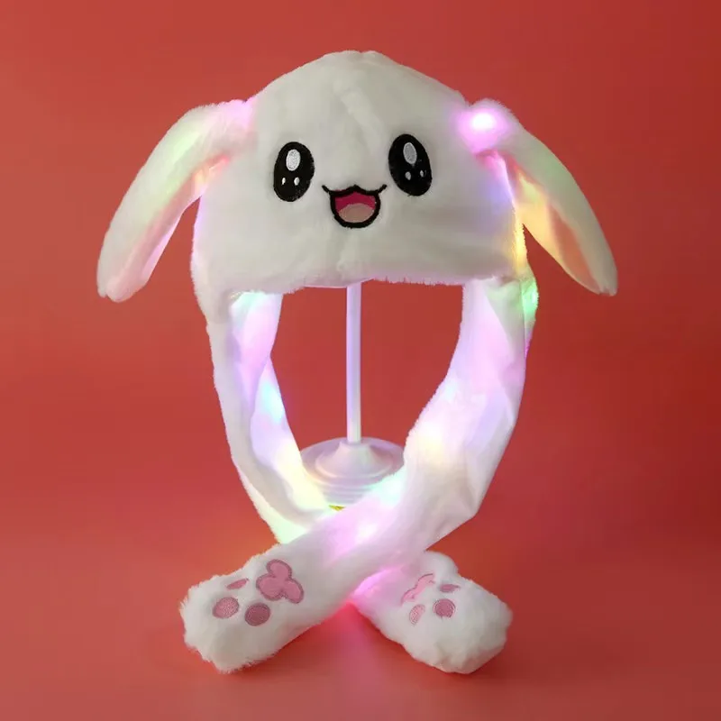 Rabbit Ears Hat Funny Gift For Kids Boys Girls Cute Rabbit Hat With Moving Ears Cute Bunny Hat Funny Kids Winter Toy Warm Cap Rabbit Ears Hat Funny Gift For Kids Boys Girls Cute Rabbit Hat With Moving Ears Cute Bunny Hat Funny Kids Winter Toy Warm Cap