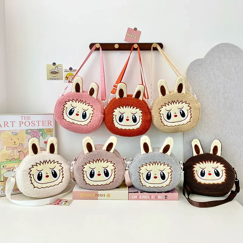 Cute Labubu Single Shoulder Bag Cartoon Anime Lovely Style Large Capacity Handbag Funny Crossbody Bag Travel Hiking Girl Gifts Cute Labubu Single Shoulder Bag Cartoon Anime Lovely Style Large Capacity Handbag Funny Crossbody Bag Travel Hiking Girl Gifts