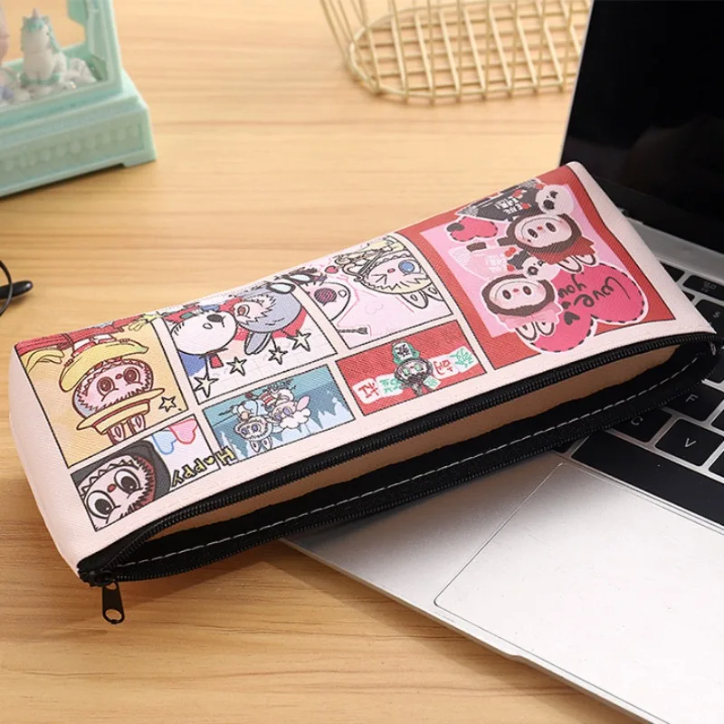 Cartoon Cute Labubu Stationery Bag Toy Kawaii Student Supplies Pencil Box Coin Wallet Cosmetics Bag Storage Bag Children's Gifts Cartoon Cute Labubu Stationery Bag Toy Kawaii Student Supplies Pencil Box Coin Wallet Cosmetics Bag Storage Bag Children's Gifts