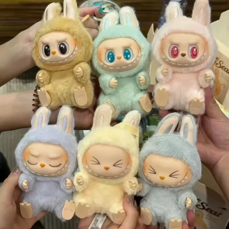 Labubu V2 Sitting Party Blind Box Cartoon Cute Anime Action Model Desktop Decoration Gifts