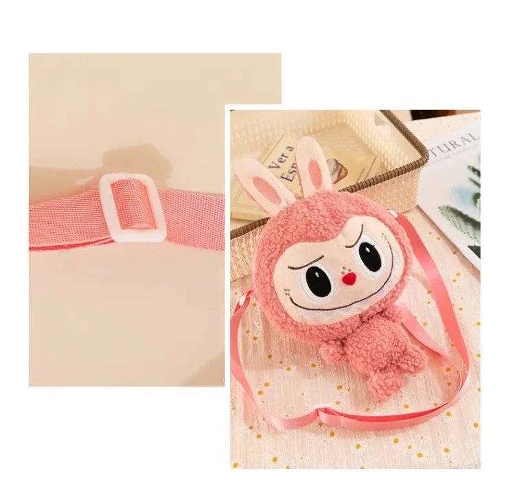 30cm Labubu Shoulder Cartoon Cute Doll Backpack Toy Play Crossbody Pouch Monster Outdoor Travel Bag Christmas Gift 30cm Labubu Shoulder Cartoon Cute Doll Backpack Toy Play Crossbody Pouch Monster Outdoor Travel Bag Christmas Gift