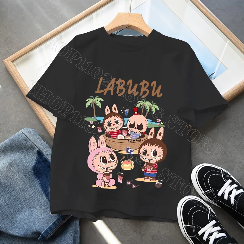 Labubu Cute Boys Girls Clothes Cartoon Character Graphic Print Child T Shirts Cool Comfortable Fashion Tops Birthday Party Gifts Labubu Cute Boys Girls Clothes Cartoon Character Graphic Print Child T Shirts Cool Comfortable Fashion Tops Birthday Party Gifts