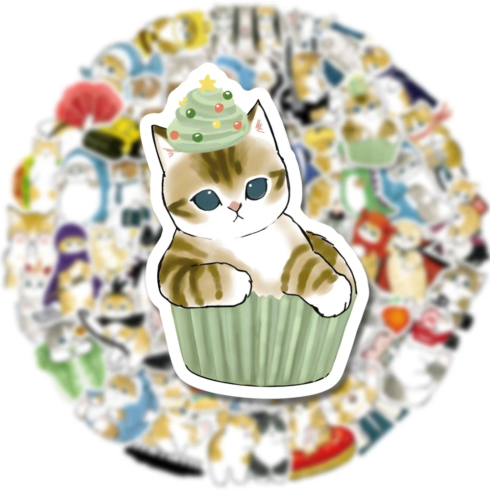 10/30/50/100pcs Cute Cat Animal Graffiti Stickers Kawaii Cartoon Decals Kids Toy Laptop DIY Scrapbook Suitcase Phone Car Sticker 10/30/50/100pcs Cute Cat Animal Graffiti Stickers Kawaii Cartoon Decals Kids Toy Laptop DIY Scrapbook Suitcase Phone Car Sticker