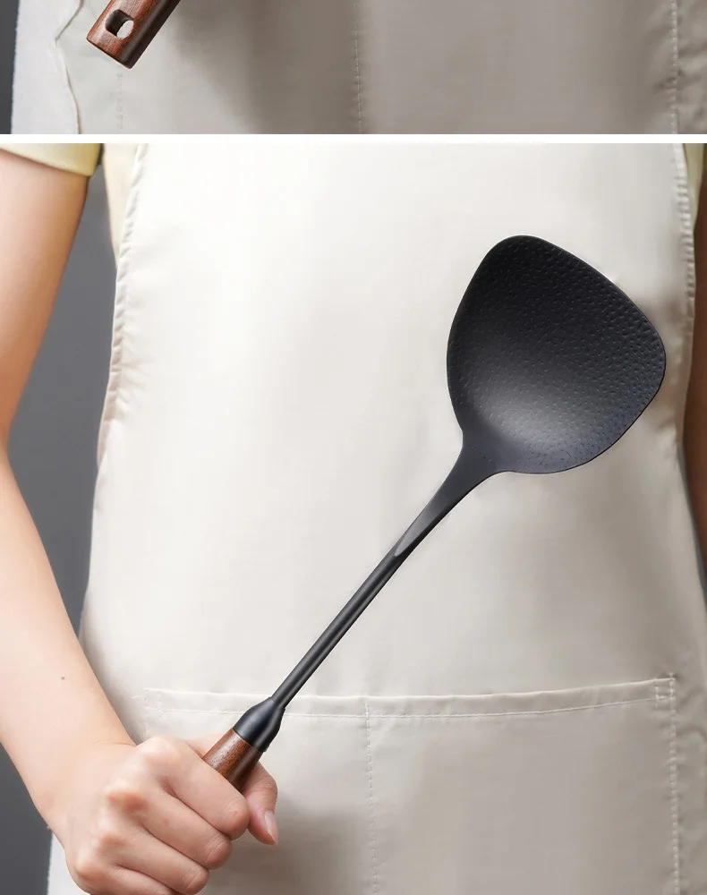 Cast Iron Spatula Long Spoon Deluxe Walnut Handle Cooking Tool Nonstick Special Kitchenware Accessories Cooking Spatula Spoon Cast Iron Spatula Long Spoon Deluxe Walnut Handle Cooking Tool Nonstick Special Kitchenware Accessories Cooking Spatula Spoon