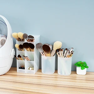 Pen Organizer Desk Organization Cute Desk Pencil Markers Cup Holder Storage Box Set Multi-Functional Stationary for Home Office