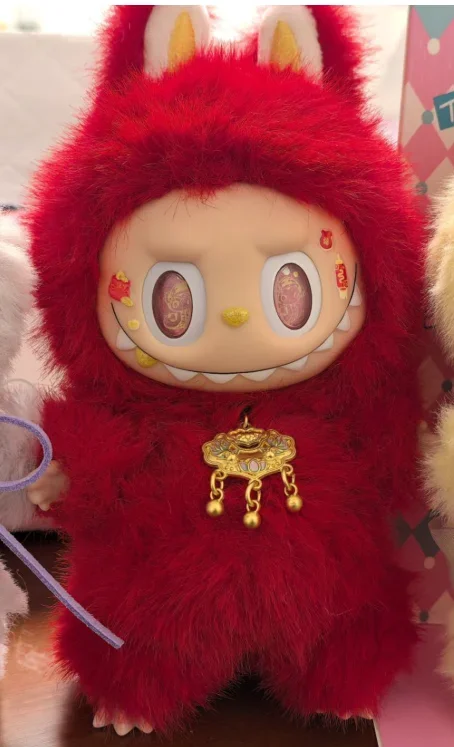 New 17cm Pop Labubu Pink Leader Butterfly Eye Angel Zimomo Leader Vinyl Doll Pendant Cute Ornaments Holiday Gift Toys New 17cm Pop Labubu Pink Leader Butterfly Eye Angel Zimomo Leader Vinyl Doll Pendant Cute Ornaments Holiday Gift Toys