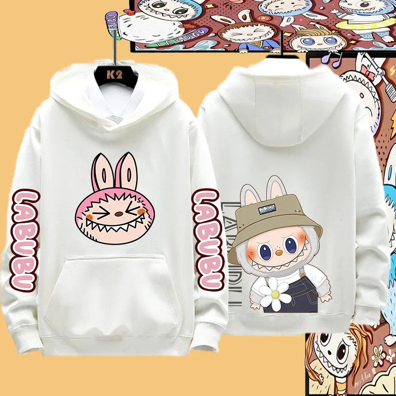 Parent-child Going Out Couple Clothing Kawaii Labubu Idol Fashion Sportswear Hoodie Coat Boys And Girls All-match Coat Parent-child Going Out Couple Clothing Kawaii Labubu Idol Fashion Sportswear Hoodie Coat Boys And Girls All-match Coat