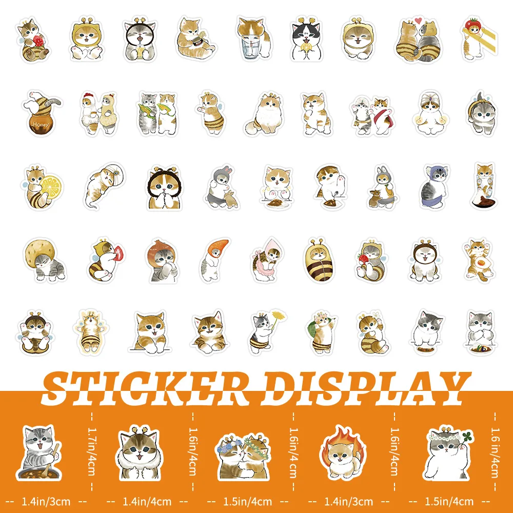100pcs/Set Shark Cat Sticker Decoration Luggage Phone Case Water Cup Scrapbook Waterproof Decal Stickers Toy 100pcs/Set Shark Cat Sticker Decoration Luggage Phone Case Water Cup Scrapbook Waterproof Decal Stickers Toy