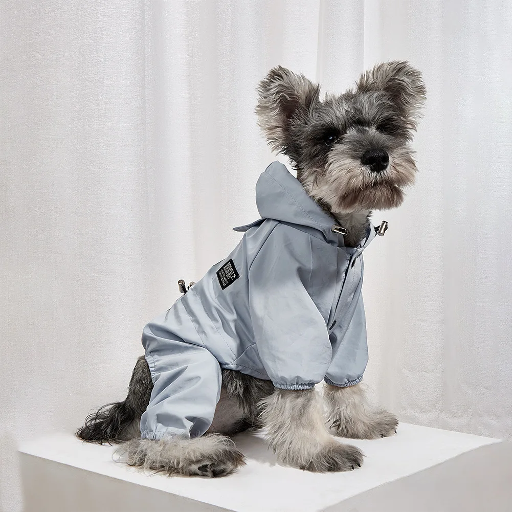 Waterproof Dog Raincoat Reflective Hooded Waterproof Jacket Pet Jumpsuit Small Dogs Outdoor Supplies French Bulldog Chihuahua Waterproof Dog Raincoat Reflective Hooded Waterproof Jacket Pet Jumpsuit Small Dogs Outdoor Supplies French Bulldog Chihuahua