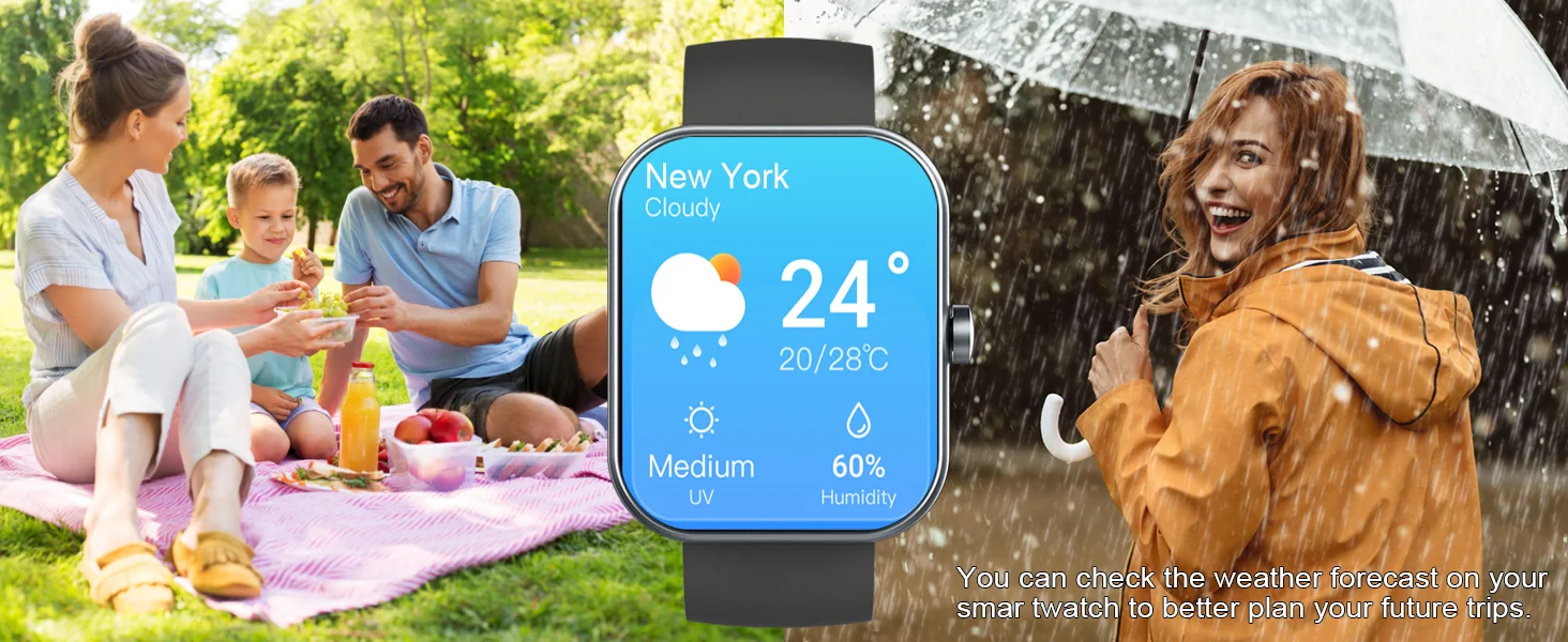 Smart Watch(Answer/Make Calls), 1.96" Smartwatches, Fitness Tracker, Sleep Monitor, Pedometer, 100+ Sport Modes, IP68 Waterproof Smart Watch(Answer/Make Calls), 1.96" Smartwatches, Fitness Tracker, Sleep Monitor, Pedometer, 100+ Sport Modes, IP68 Waterproof