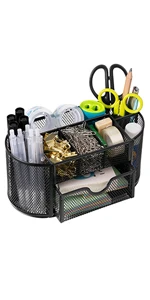 Pen Organizer Desk Organization Cute Desk Pencil Markers Cup Holder Storage Box Set Multi-Functional Stationary for Home Office