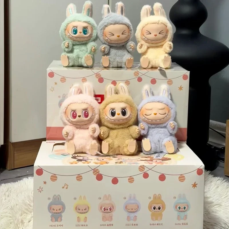 1:1 High Quality Macaron 2nd The Monsters Labubu Sitting Party Vinyl Plush Blind Box Decorative Surprise Box Doll Collection Gif 1:1 High Quality Macaron 2nd The Monsters Labubu Sitting Party Vinyl Plush Blind Box Decorative Surprise Box Doll Collection Gif