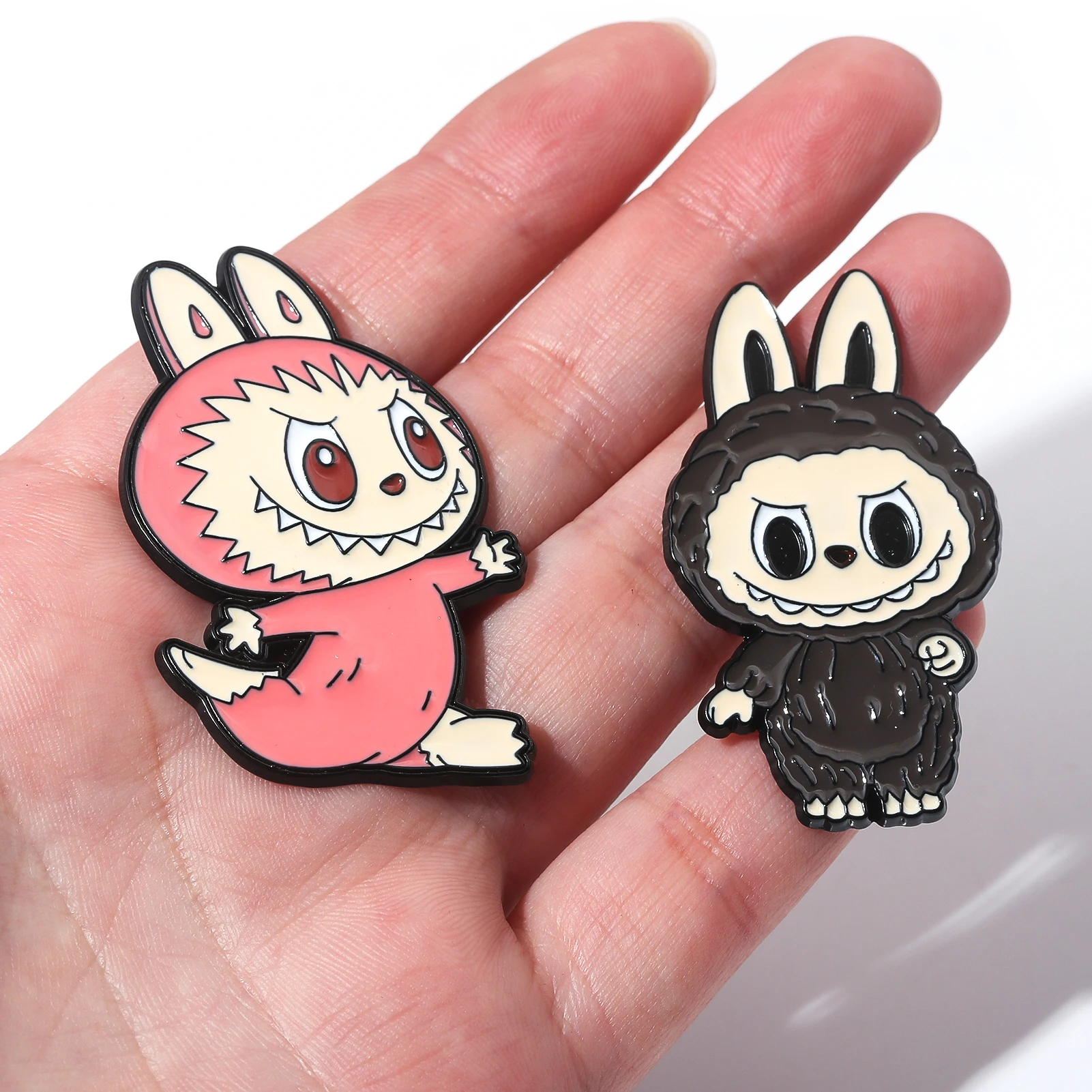 Anime Metal Enamel Labubu Brooch Cartoon Cute Studen Badge Pins Comic Fans Gift Men Women Backpack Jewelry Accessories Anime Metal Enamel Labubu Brooch Cartoon Cute Studen Badge Pins Comic Fans Gift Men Women Backpack Jewelry Accessories