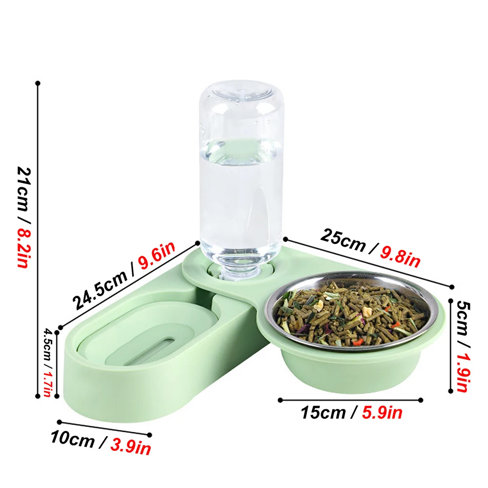Pet Rabbit Chinchilla Guinea Pig Food Bowl Auto Feeder All-in-One Splice Food Bowl Drinking Fountain Raised Standing Dish Bowl Pet Rabbit Chinchilla Guinea Pig Food Bowl Auto Feeder All-in-One Splice Food Bowl Drinking Fountain Raised Standing Dish Bowl