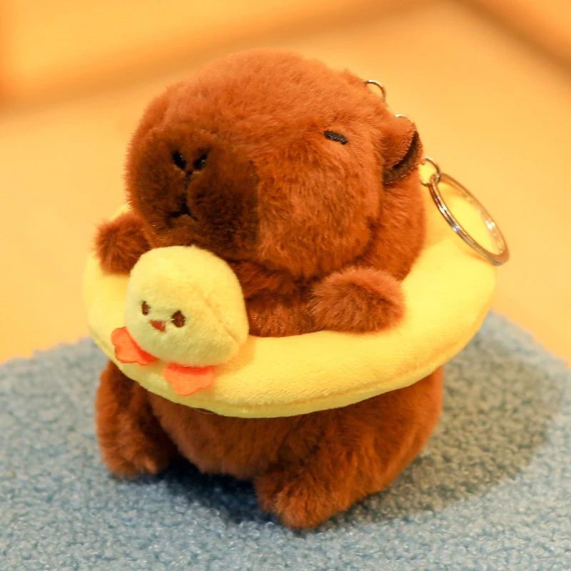 Cartoon Capybara Plush Keychain Bag Pendant Hanging Decoration Cute Stuffed Doll Toy Desktop Doll Ornament Car Keyring Kids Gift Cartoon Capybara Plush Keychain Bag Pendant Hanging Decoration Cute Stuffed Doll Toy Desktop Doll Ornament Car Keyring Kids Gift
