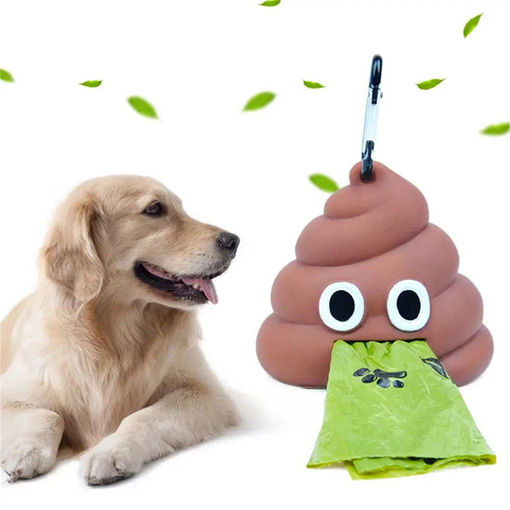 Pet Waste Bag Dispenser Poop Bag Dogs Cat Trash Carrier Pet Bag Loader Cleaning Tool Pet Products Fecal Shape Outdoor Portable Pet Waste Bag Dispenser Poop Bag Dogs Cat Trash Carrier Pet Bag Loader Cleaning Tool Pet Products Fecal Shape Outdoor Portable