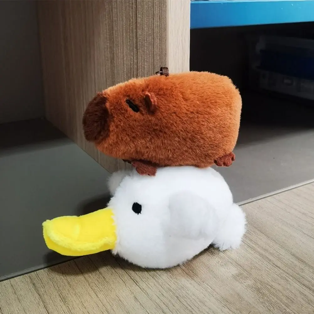 Cute Multicolor Plush Capybara Keychain Toy Cartoon Capybara Headgear Capybara Doll Accessories Guinea Pig Fluffty Animal Doll Cute Multicolor Plush Capybara Keychain Toy Cartoon Capybara Headgear Capybara Doll Accessories Guinea Pig Fluffty Animal Doll