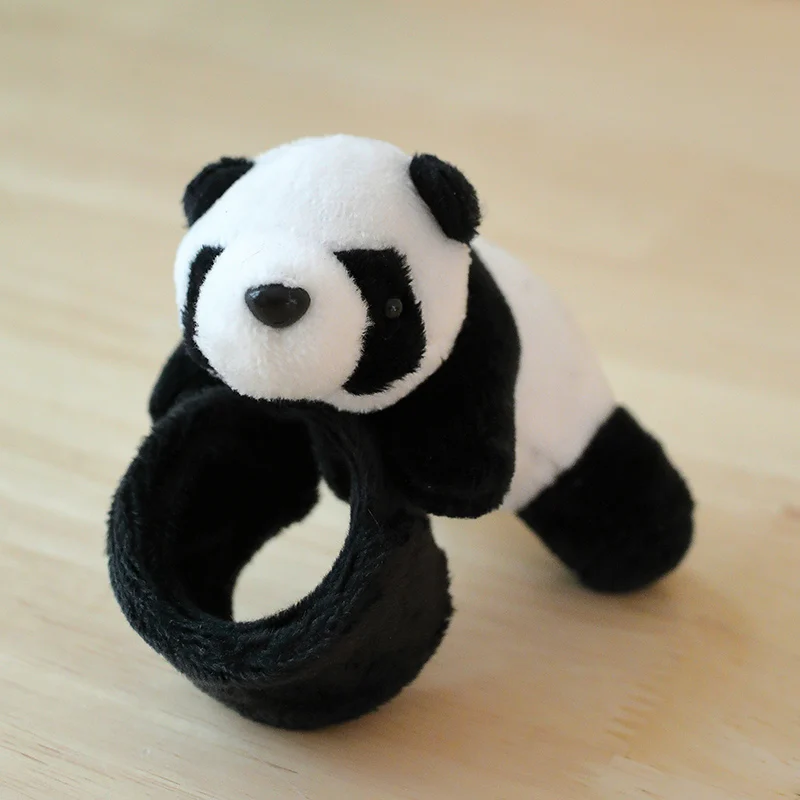 1pc Kawaii Animal Slap Snap Wrap Wristband Bracelet Panda Plush Hand Ring Wristband For Kids Toys Birthday Elegant Present 1pc Kawaii Animal Slap Snap Wrap Wristband Bracelet Panda Plush Hand Ring Wristband For Kids Toys Birthday Elegant Present