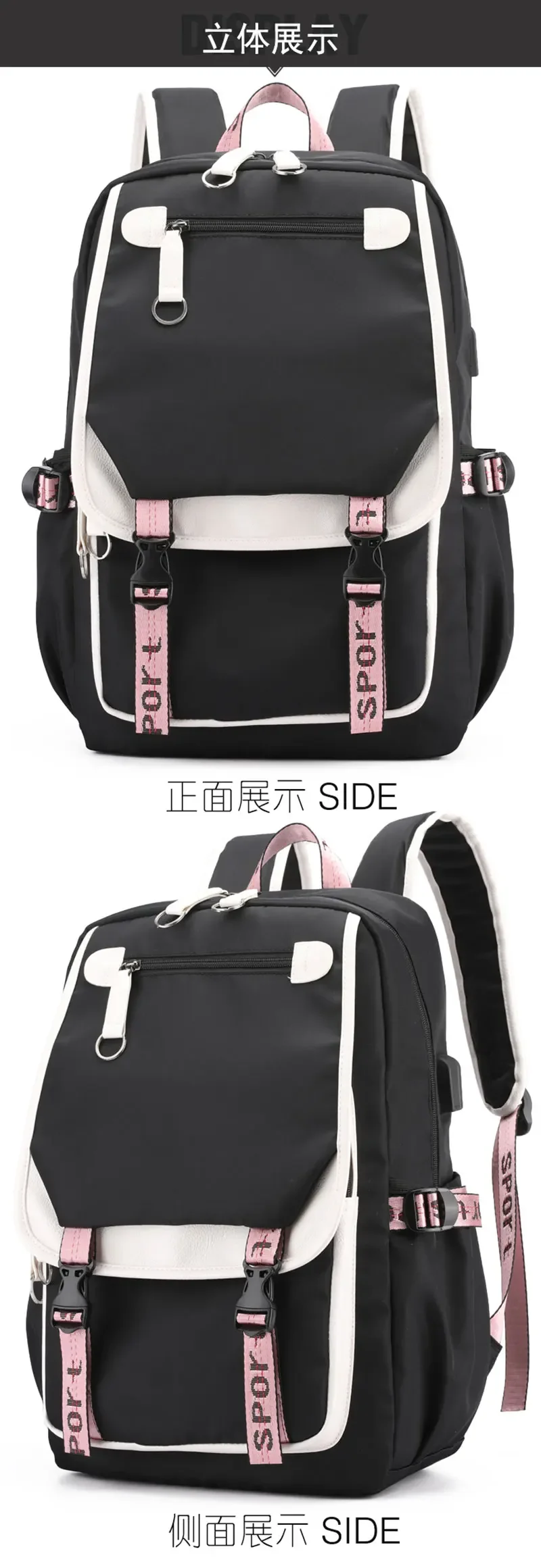 Japanese Anime Demon Slayer Backpack Nezuko Tanjirou Zenitsu Usb Bagpacks Fashion Women Men Travel Bag Girls Boys School Bags Japanese Anime Demon Slayer Backpack Nezuko Tanjirou Zenitsu Usb Bagpacks Fashion Women Men Travel Bag Girls Boys School Bags