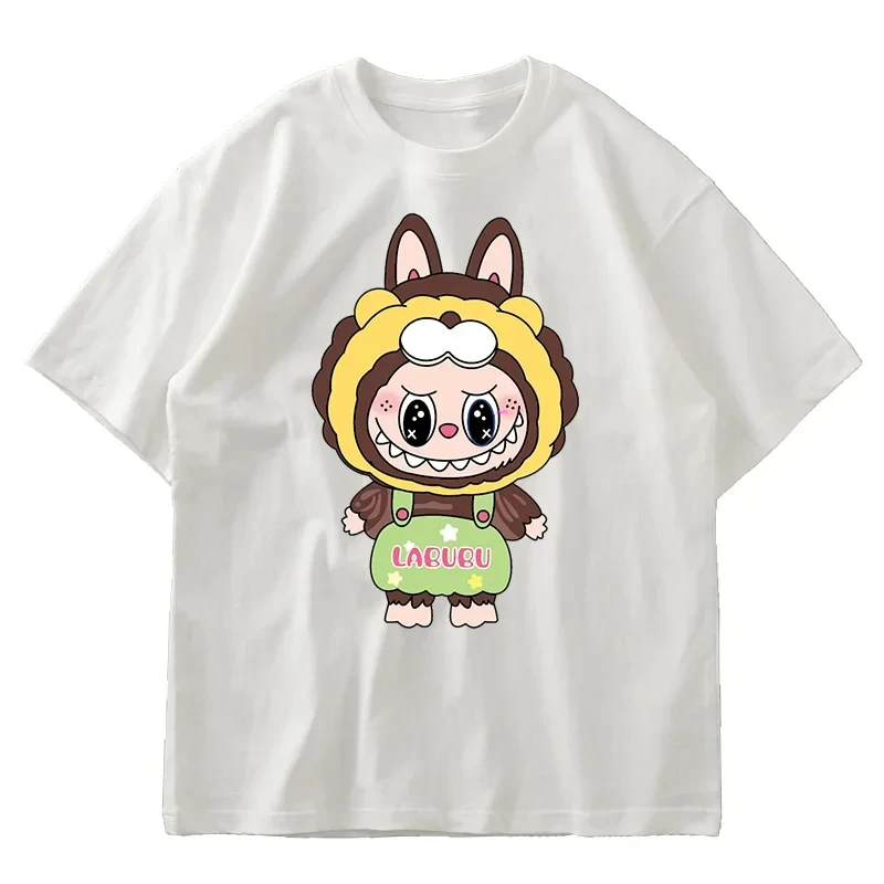 Anime LABUBU Print T Shirt Student Street Sports Casual T-shirt Graphic T Shirts Y2k Top Women Clothing Oversized T Shirt Anime LABUBU Print T Shirt Student Street Sports Casual T-shirt Graphic T Shirts Y2k Top Women Clothing Oversized T Shirt