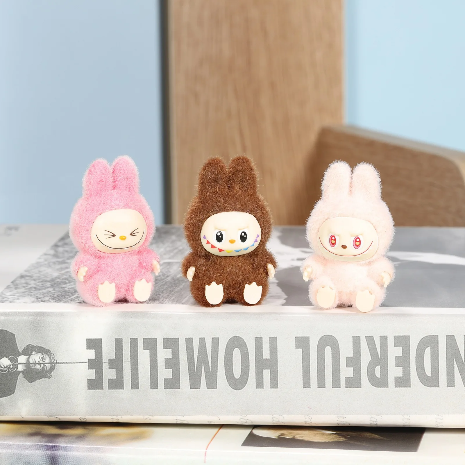 Labubu Mini Sitting Posture 4.3cm Plush Toy Desktop Exquisite Diy Ornament Creative Cartoon Handmade Mystery Box Peripheral Gift Labubu Mini Sitting Posture 4.3cm Plush Toy Desktop Exquisite Diy Ornament Creative Cartoon Handmade Mystery Box Peripheral Gift