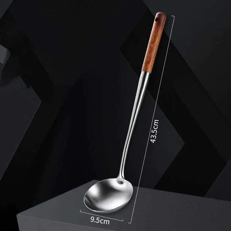 Kitchen Utensils Wok Spatula Iron and Ladle Tool Set Spatula for Stainless Steel Cooking Equpment Kitchen Accessories Essentials Kitchen Utensils Wok Spatula Iron and Ladle Tool Set Spatula for Stainless Steel Cooking Equpment Kitchen Accessories Essentials