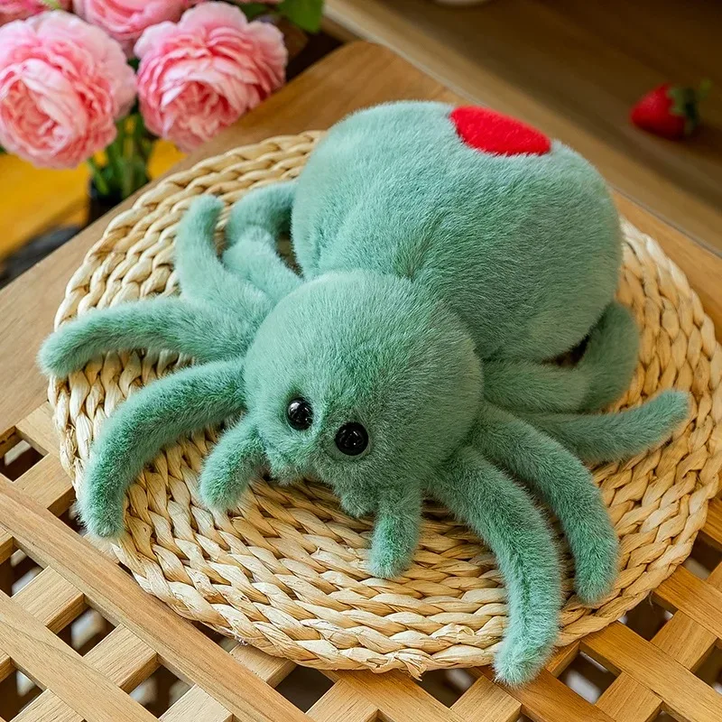 Simulation Black Spider Jumping Spider Doll Crawling Pet Doll Plush Cute Reptile Plush Toy Super Cute Doll Simulation Black Spider Jumping Spider Doll Crawling Pet Doll Plush Cute Reptile Plush Toy Super Cute Doll