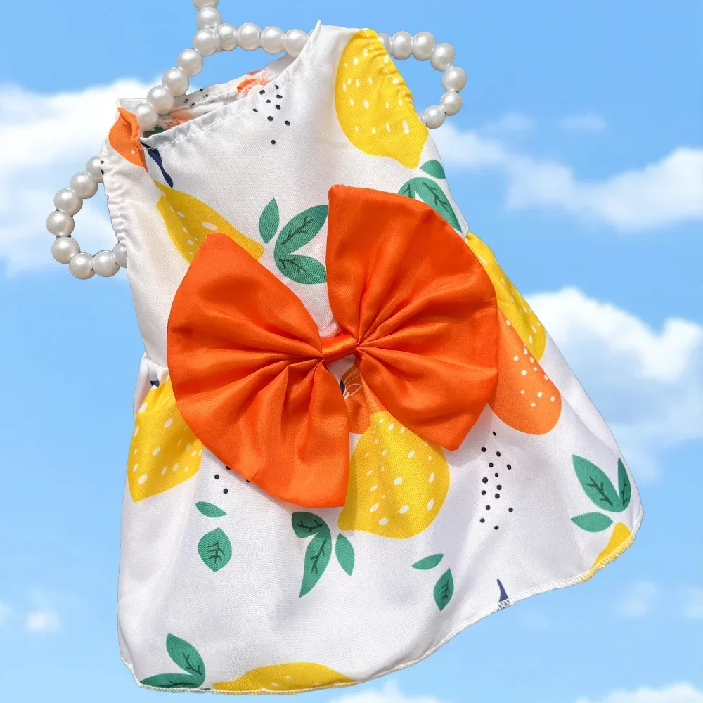 Cute Dog Dress Girl Dog Sleeveless Clothes Flower Printed Pet Apparel Doggies Bowknot Tulle Skirt Cat Clothing Small Puppy Dress Cute Dog Dress Girl Dog Sleeveless Clothes Flower Printed Pet Apparel Doggies Bowknot Tulle Skirt Cat Clothing Small Puppy Dress