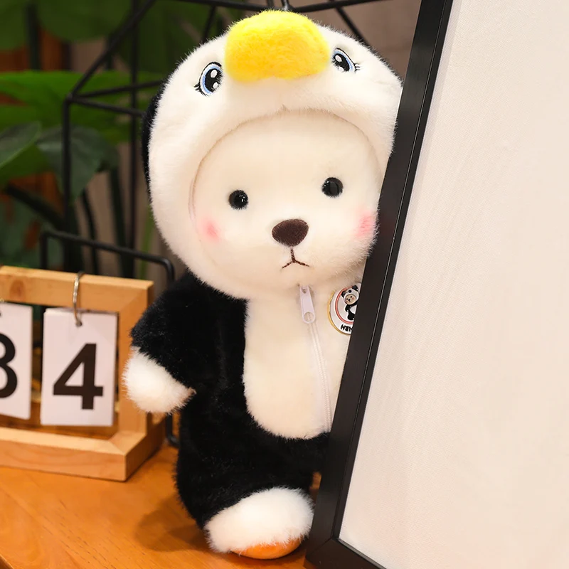 30cm Kawaii Clothed Joint Bear Plush Toy Doll Cute Stuffed Animal Bear With Movable Limbs and Head Birthday Gift for Girls Kids 30cm Kawaii Clothed Joint Bear Plush Toy Doll Cute Stuffed Animal Bear With Movable Limbs and Head Birthday Gift for Girls Kids
