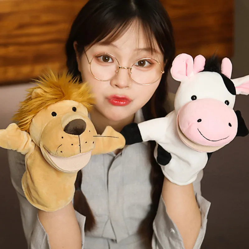 Stuffed Plush Animals Toys Hand Finger Story Puppet Kawaii Dolls Educational Baby Toys Lion Elephant Bunny Monkey Children Gifts Stuffed Plush Animals Toys Hand Finger Story Puppet Kawaii Dolls Educational Baby Toys Lion Elephant Bunny Monkey Children Gifts
