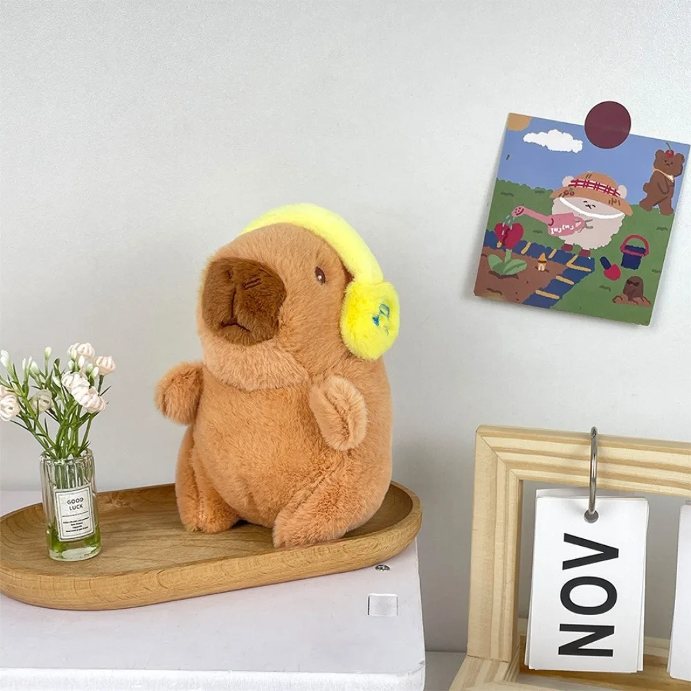 Cute Capybara Plush Toy Hoodie with Wings Simulation Doll Small Size Stuffed Animals Anime Fluffty Toy Birthday Party Cute Capybara Plush Toy Hoodie with Wings Simulation Doll Small Size Stuffed Animals Anime Fluffty Toy Birthday Party